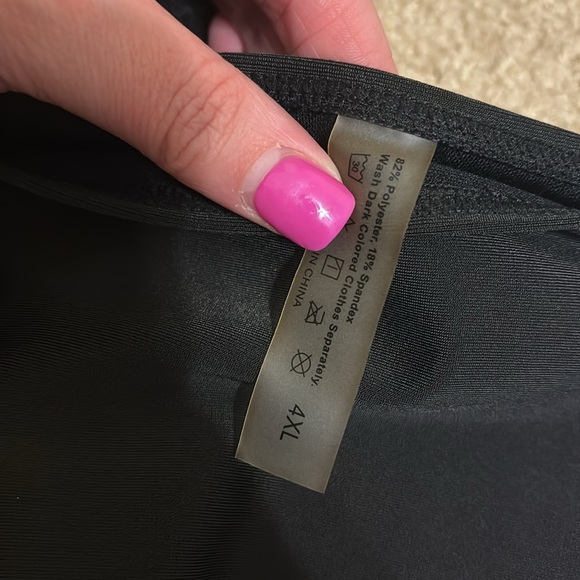 Black and Tie-Dye Bikini Bottoms - Picture 2 of 6